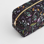 wilderness black cosmetic pouch