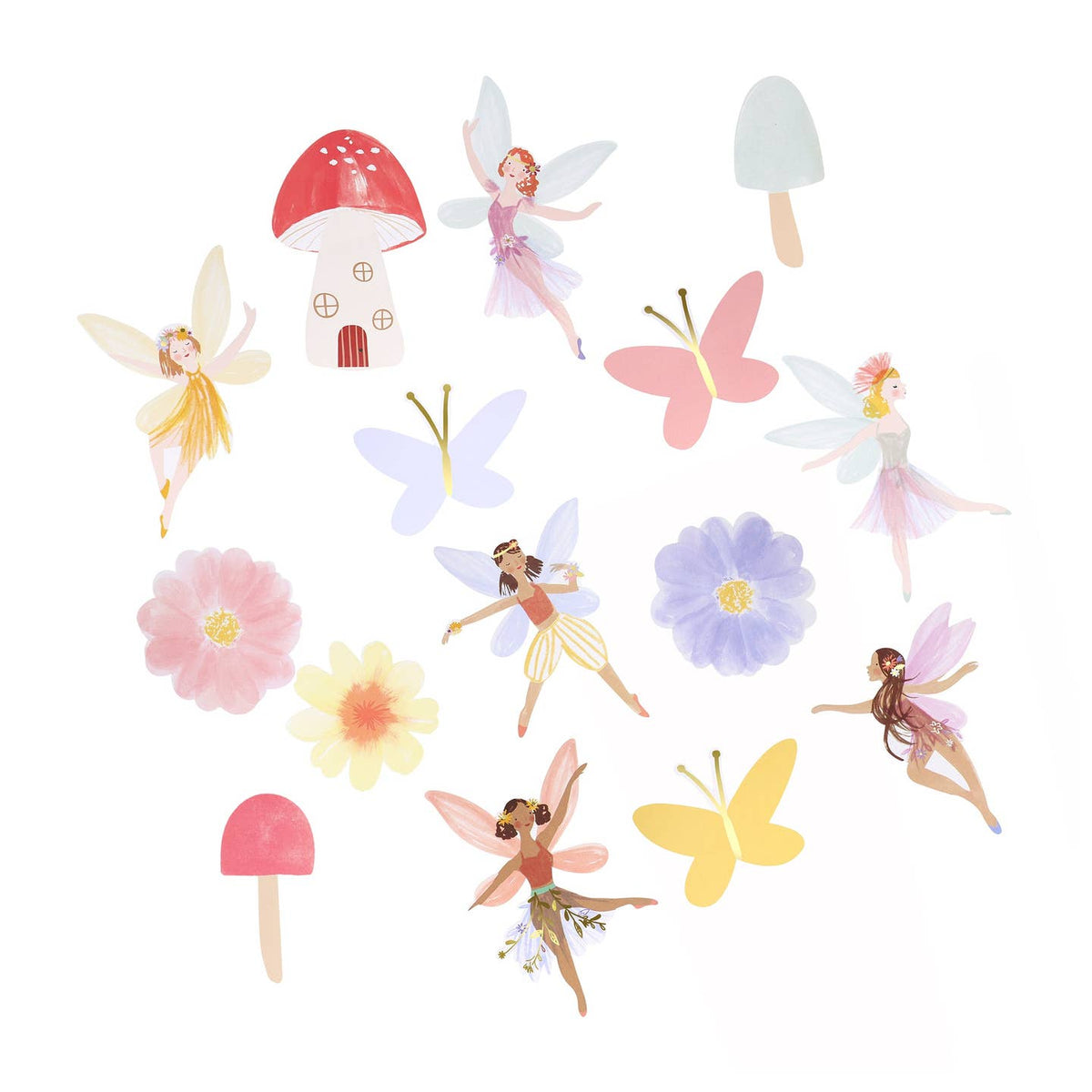 fairy shaped stickers
