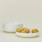 simple porcelain low bowl