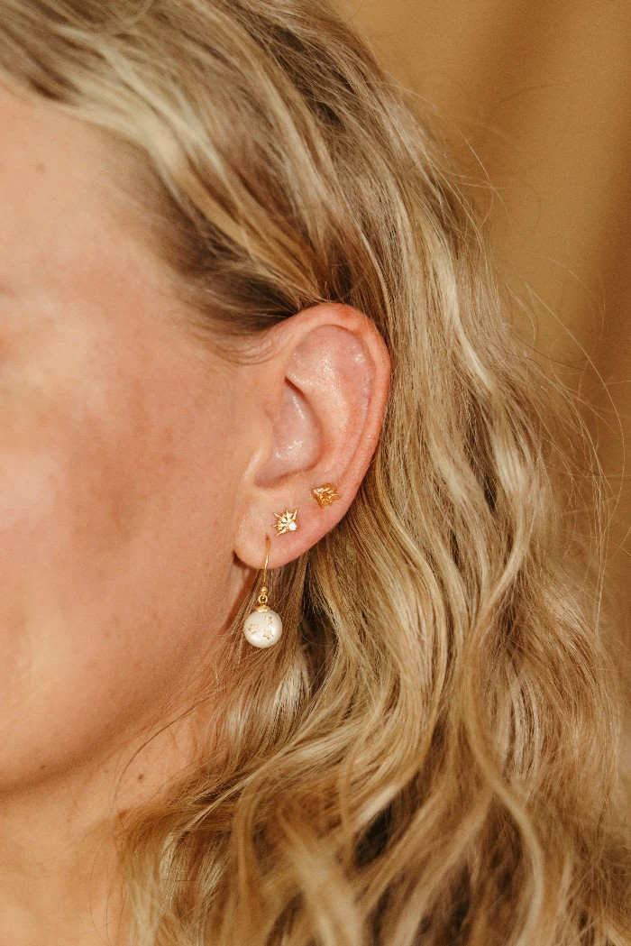 starry night earrings