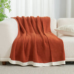 reversible chenille waffle throw - 50x60
