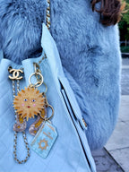 hand painted bag charms