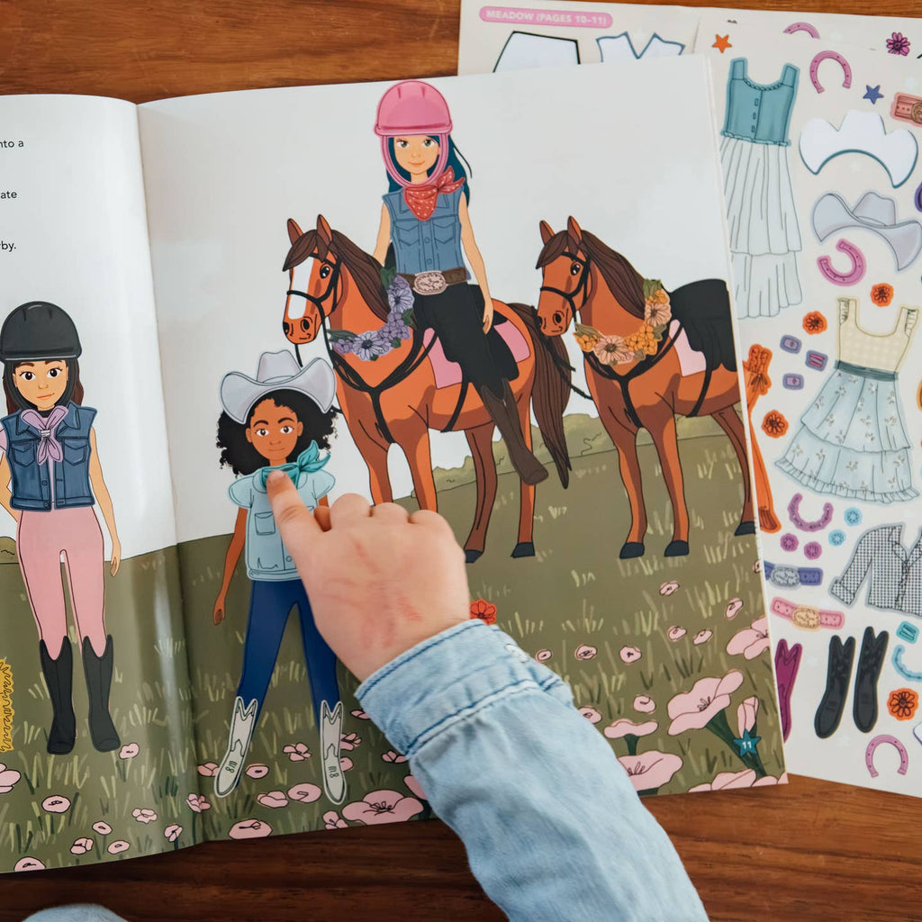 my fancy sticker book: horses + ponies