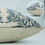 bohemian block print pillow in vrindavan- 20x20