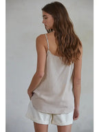 tencel + linen cami