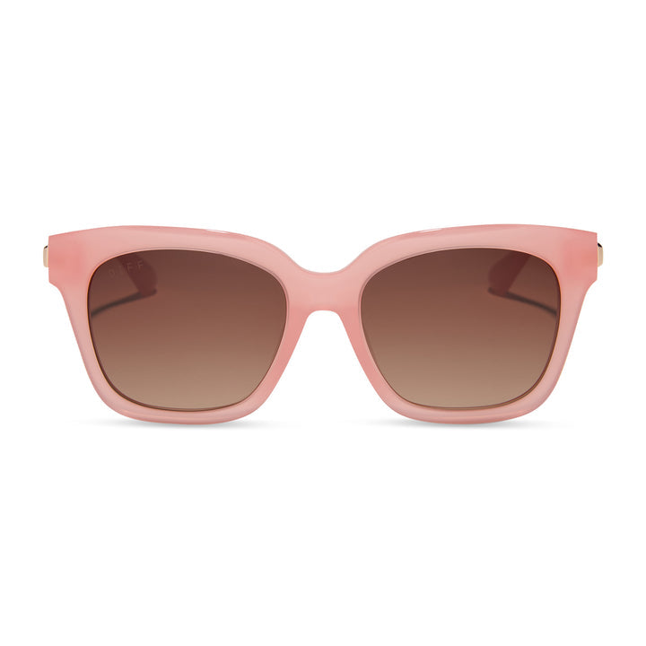 bella xs in peach + brown polarized
