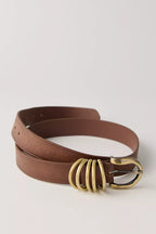 rori belt in black & cognac
