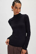 kenzie long sleeve in black