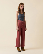 virginia wide leg ankle in sandwashed spiced