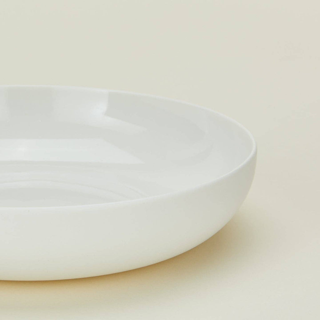 simple porcelain low bowl