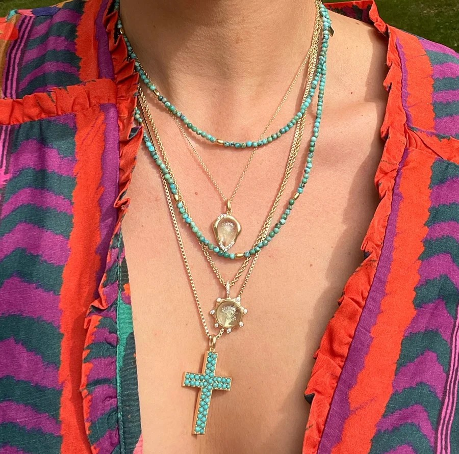 bali beaded choker