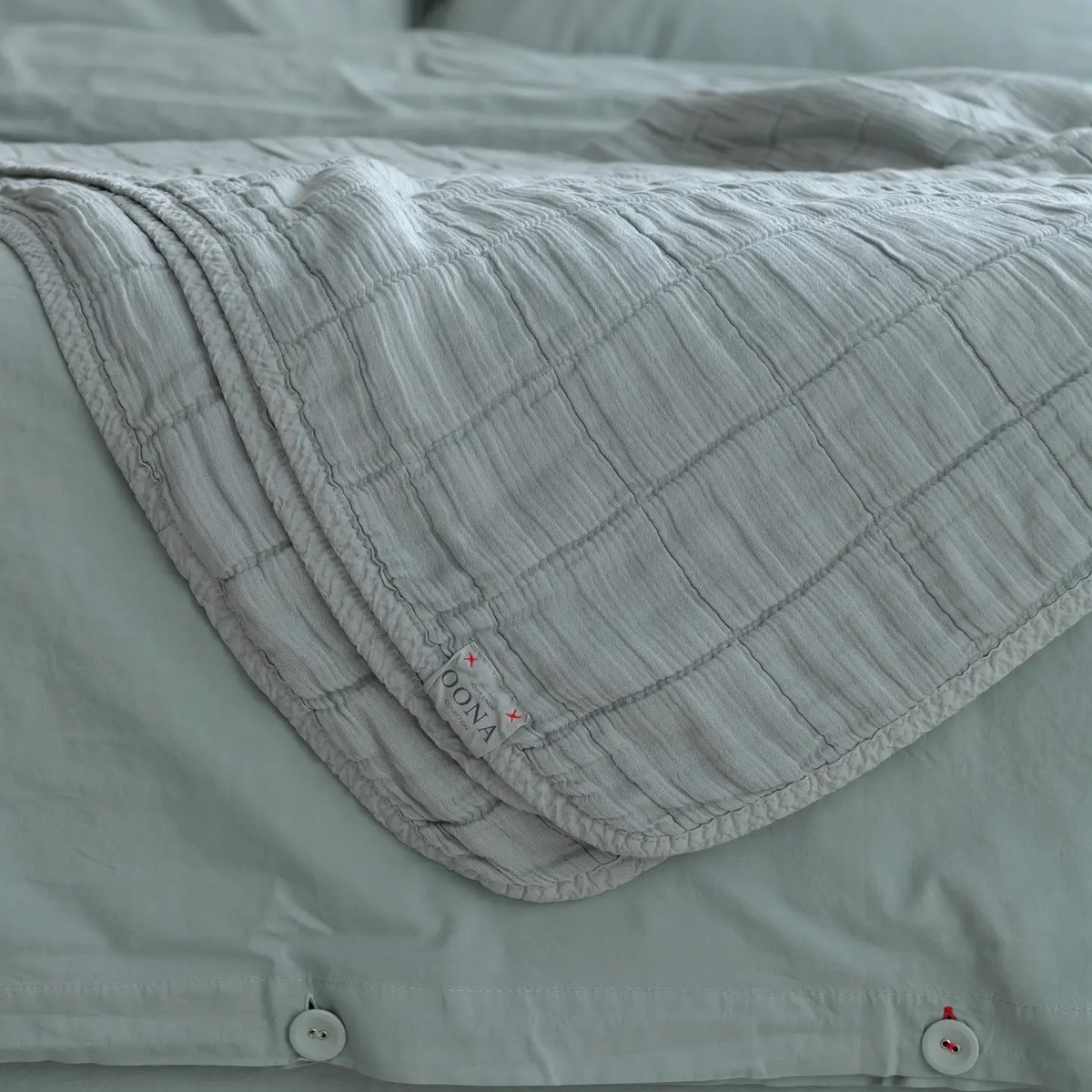cotton throw plaid