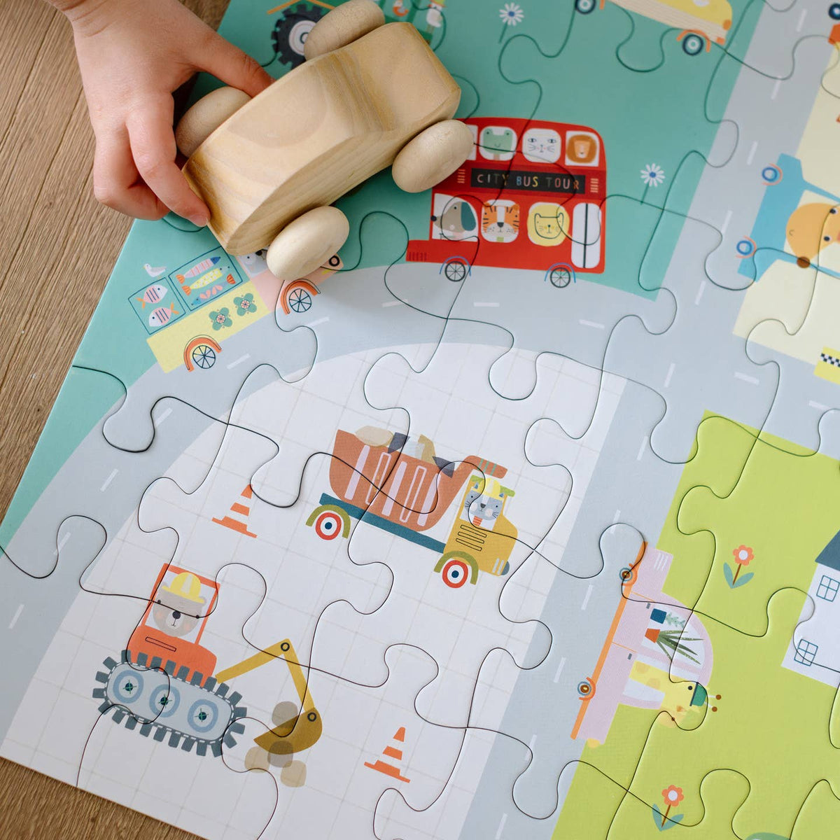 a day on busy boulevard puzzle