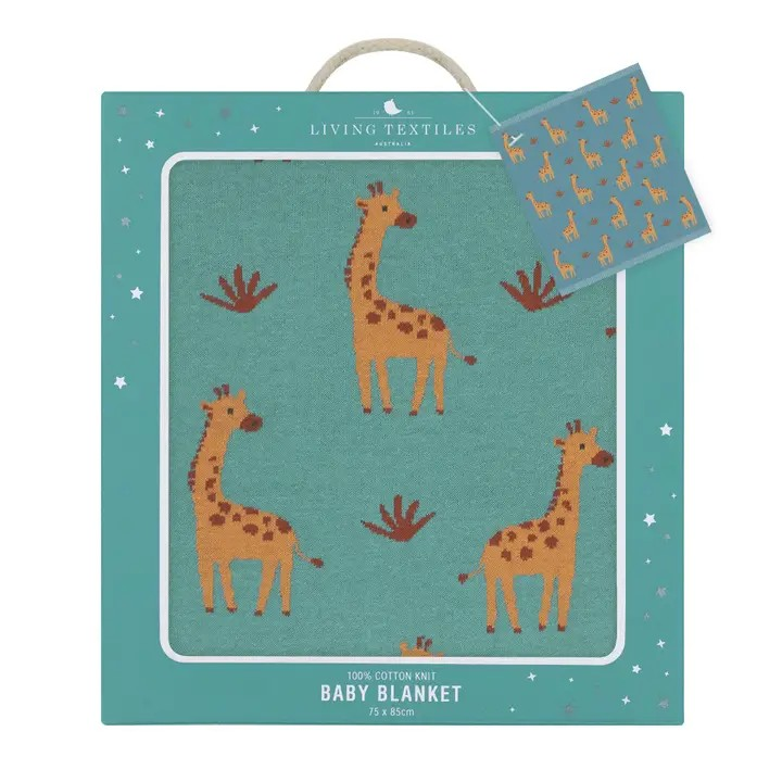 100% cotton knit baby blanket