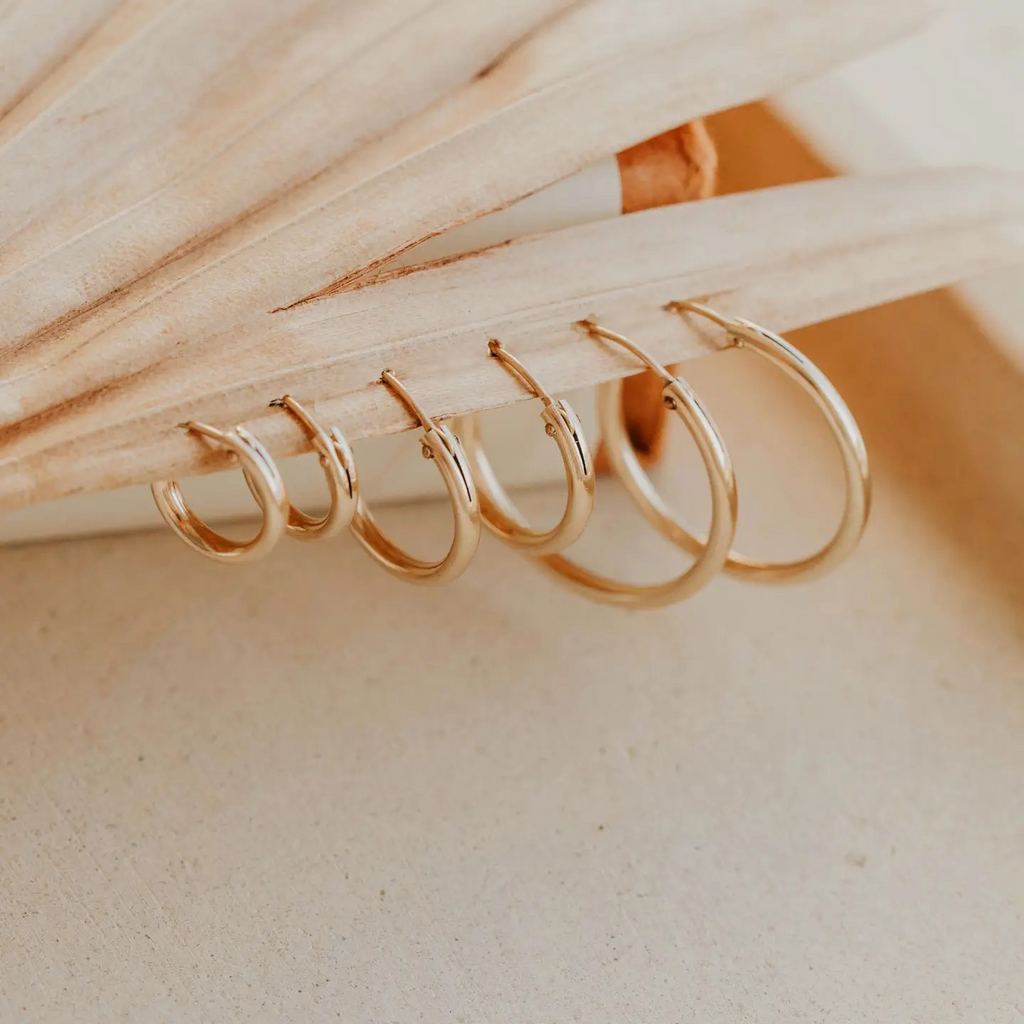 bold hoops - 20mm