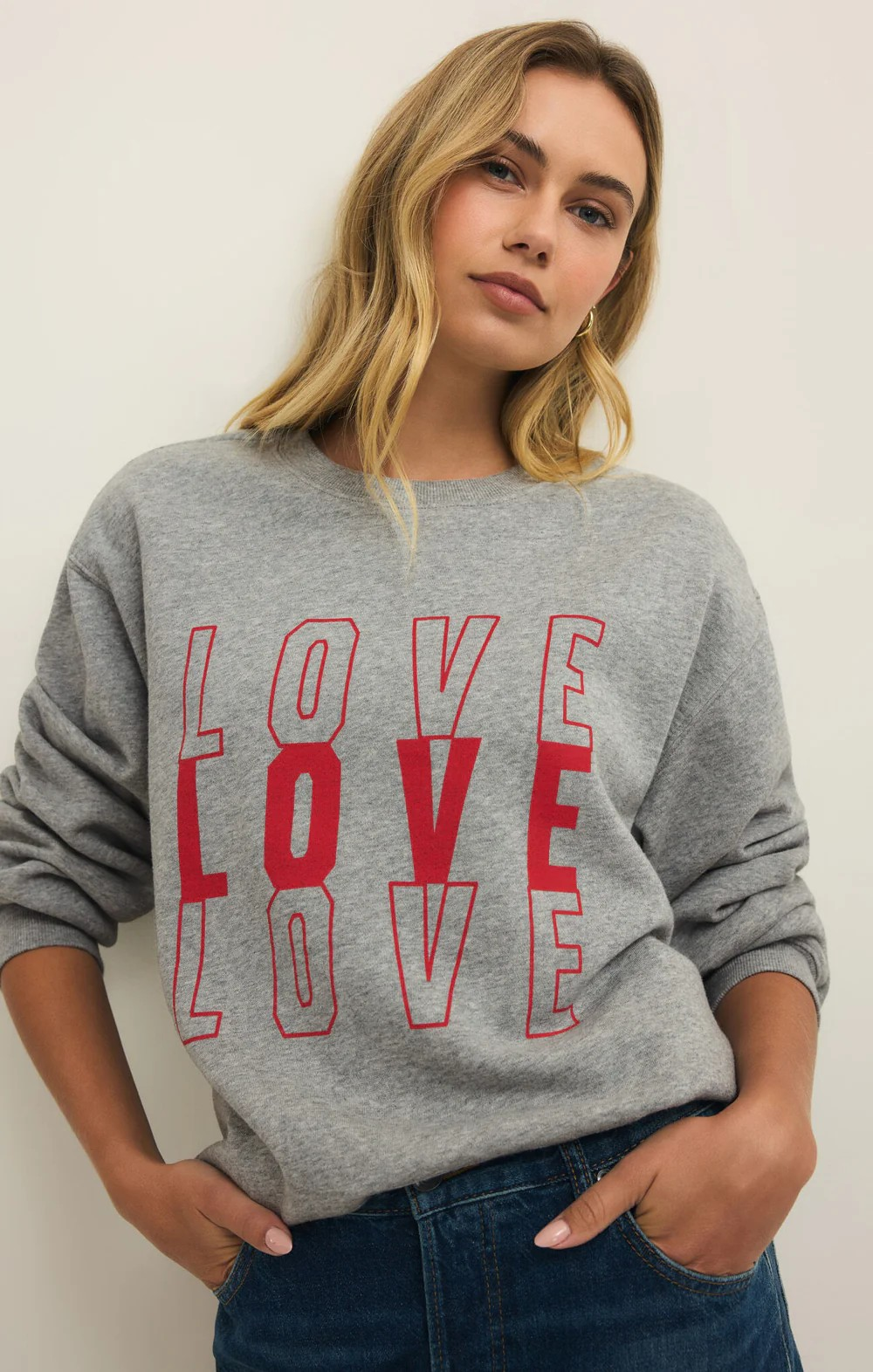 amor boyfriend sweatshirt