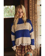 opal sweater in rugby stripe
