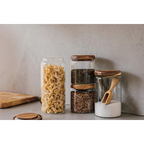olive wood salt scoop