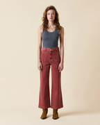 virginia wide leg ankle in sandwashed spiced