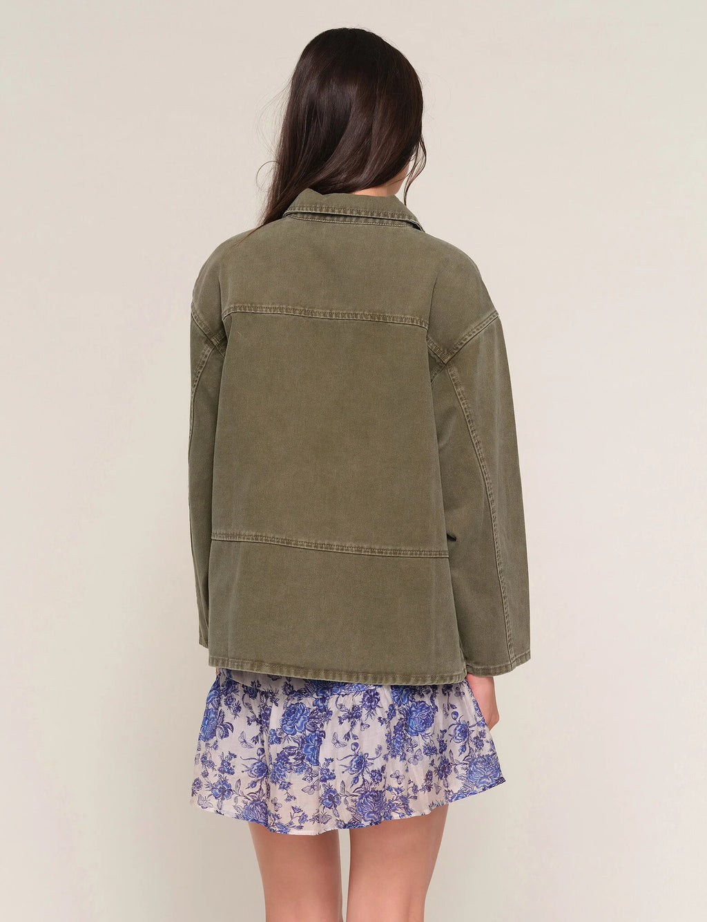 erie jacket in olive