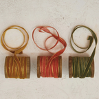 velvet ribbon on wooden spool
