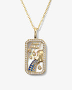 zodiac amulet necklace - sign options
