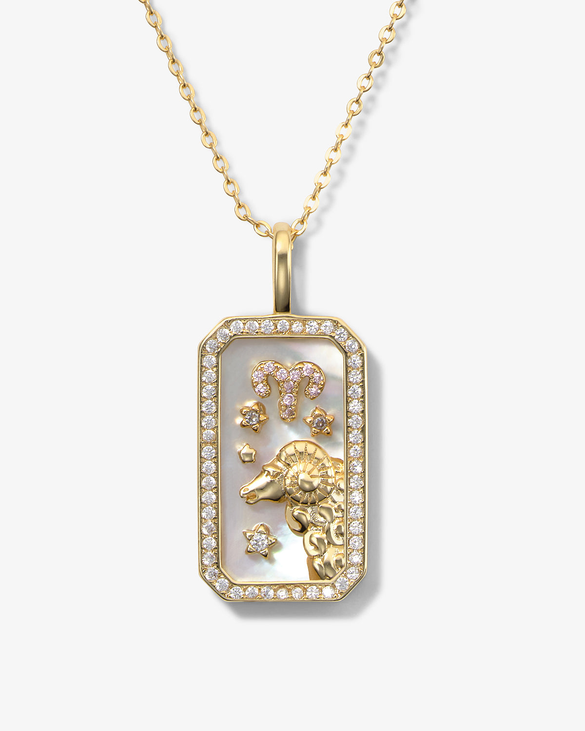 zodiac amulet necklace - sign options