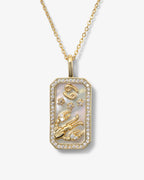 zodiac amulet necklace - sign options