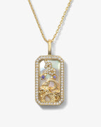 zodiac amulet necklace - sign options