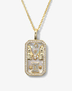 zodiac amulet necklace - sign options