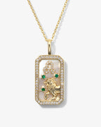 zodiac amulet necklace - sign options