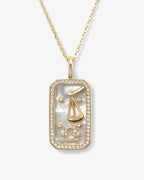 zodiac amulet necklace - sign options