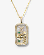 zodiac amulet necklace - sign options