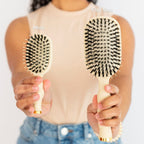 mini boar bristle hair brush