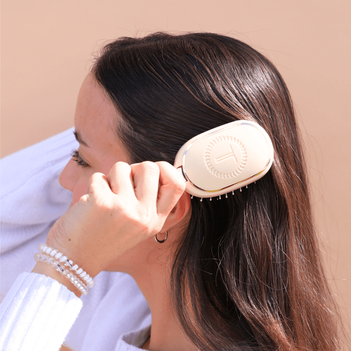 mini boar bristle hair brush