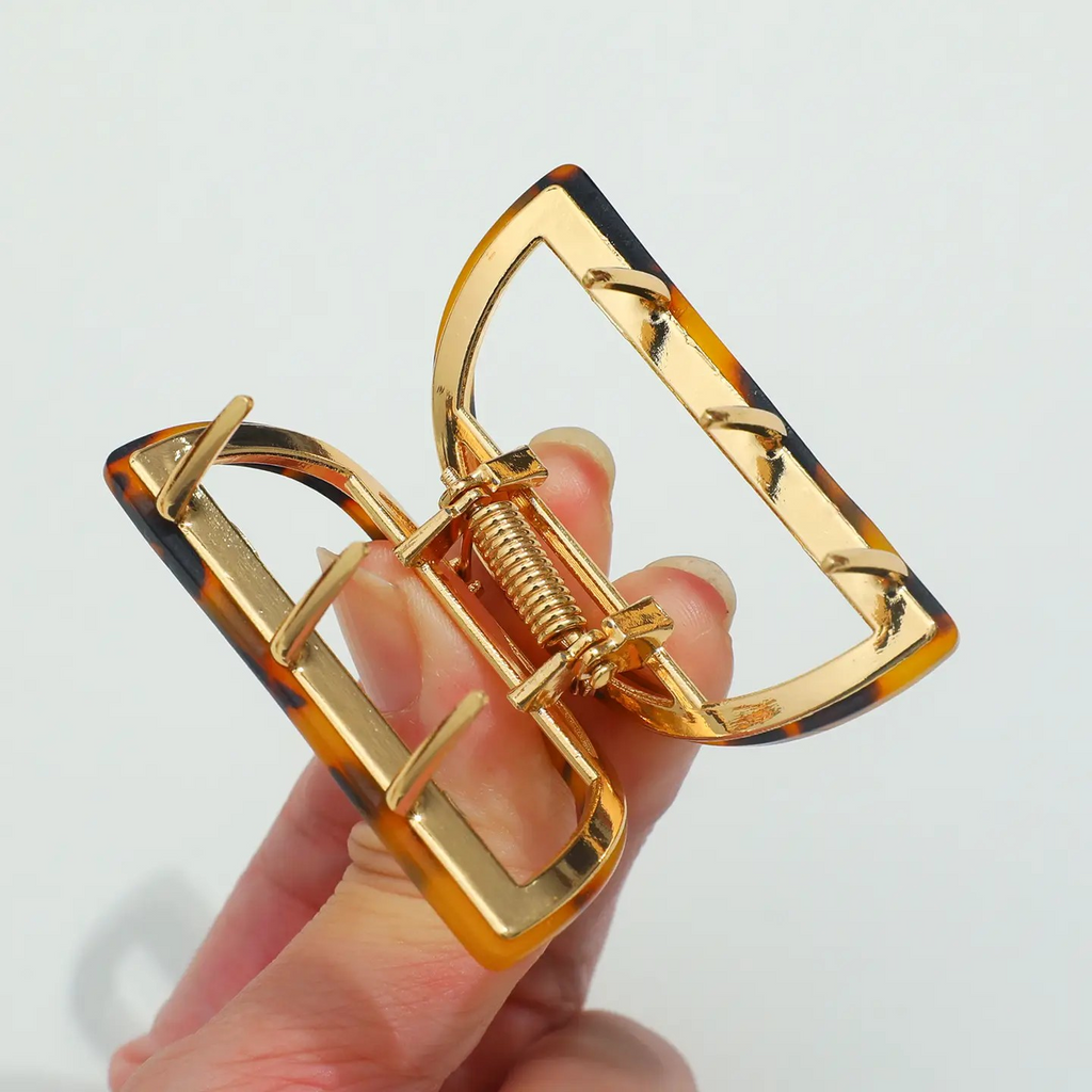 rosalie small half moon claw clip