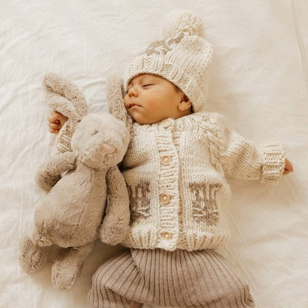 whiskers bunny baby cardigan