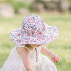 vintage flora baby sun hat