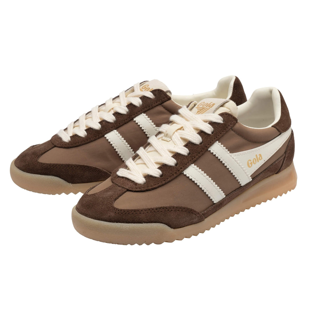firefly sneakers in otter & dark brown