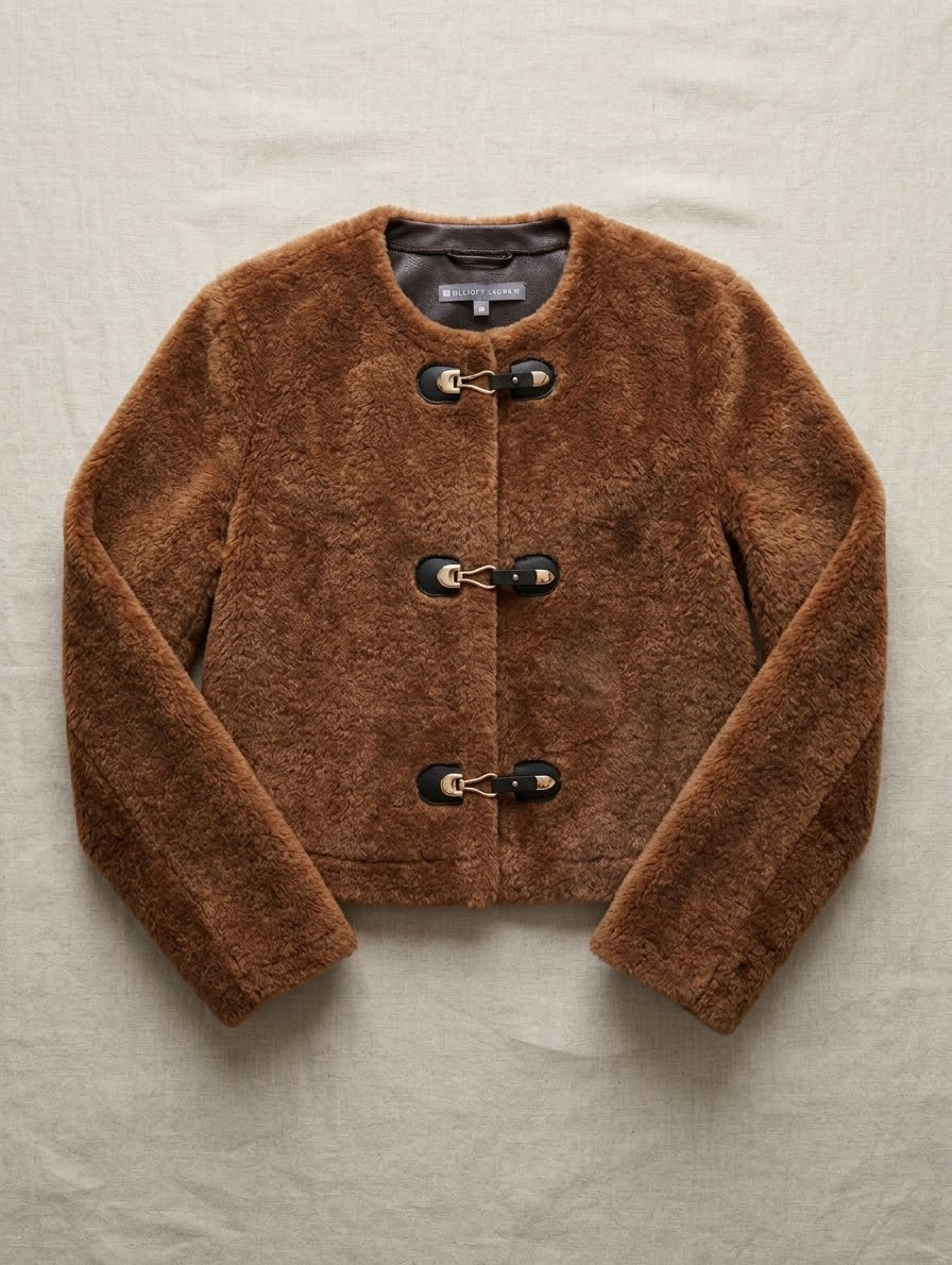 faux shearling jacket