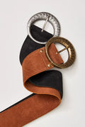 luna hip belt in cognac