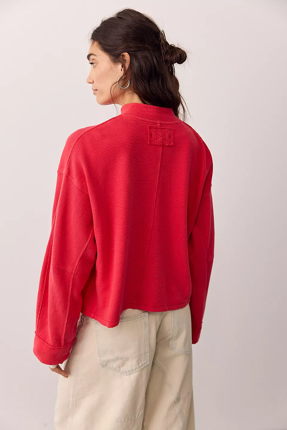 celeste quarterzip in salsa