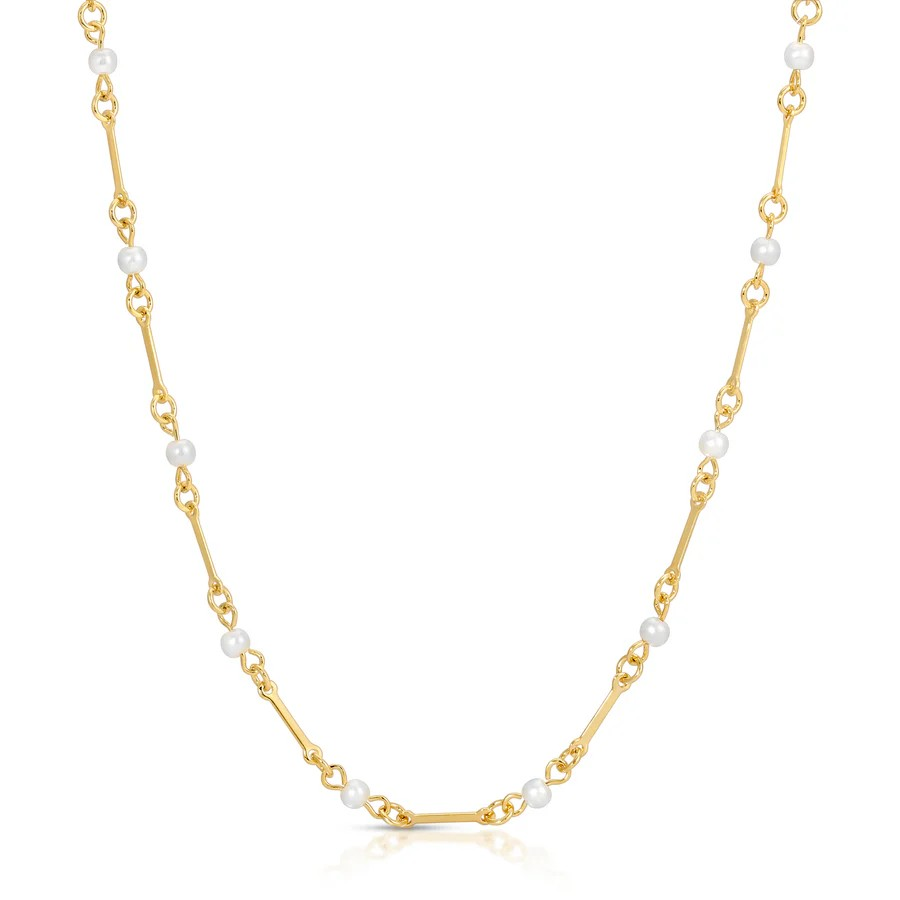 floating pearl necklace