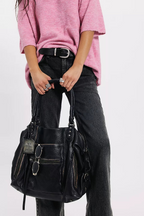 emerson tote bag in black