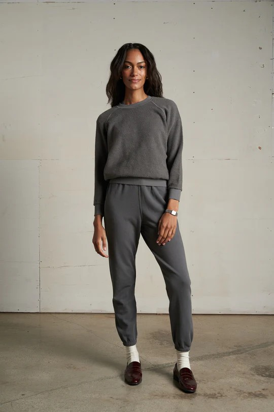 ziggy crew in charcoal