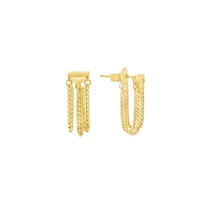 bowie hoop earrings