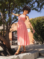 apple butter midi dress