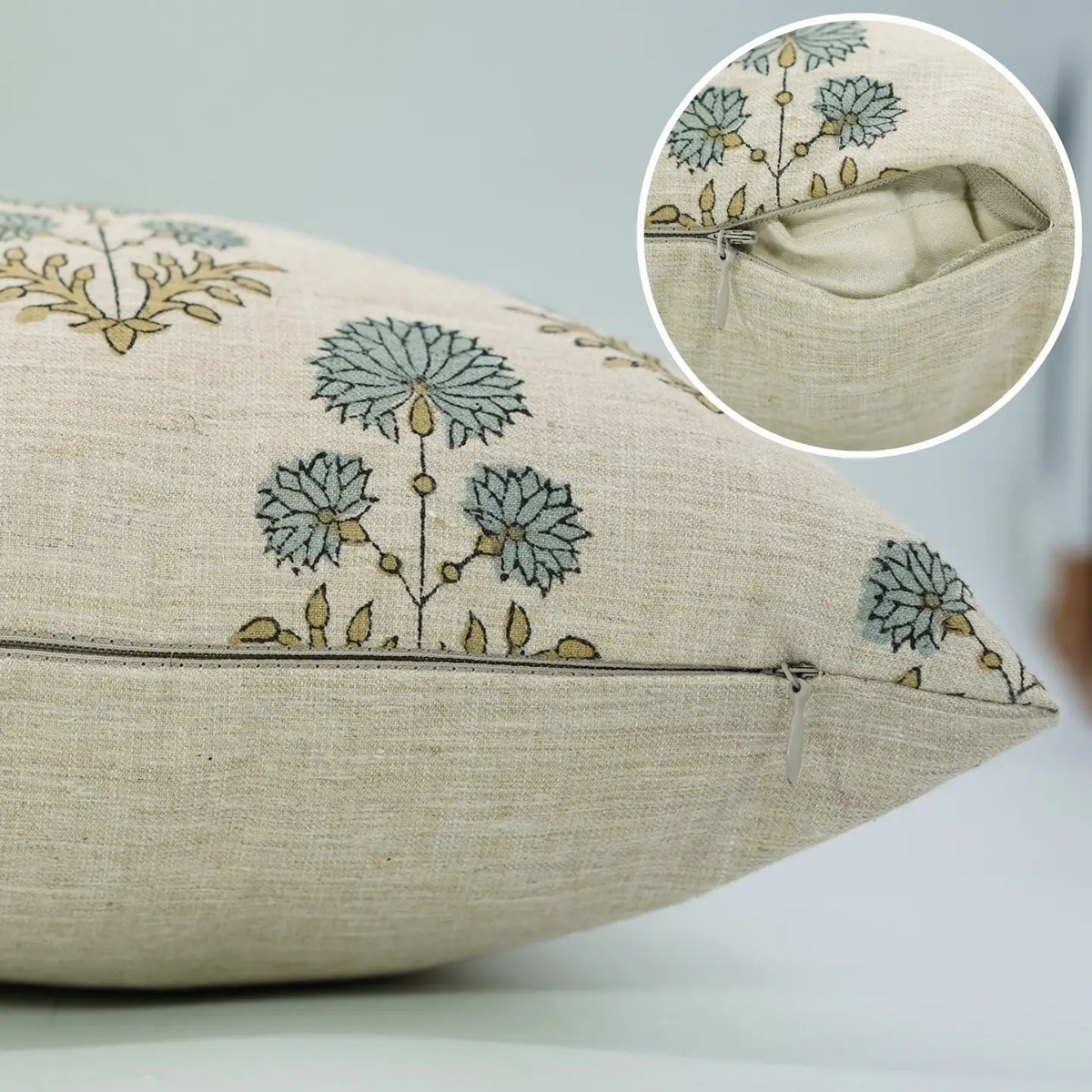 bohemian block print 14 x 20 pillow - zinnia