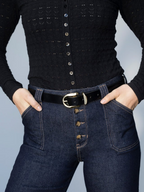 all day belt in black