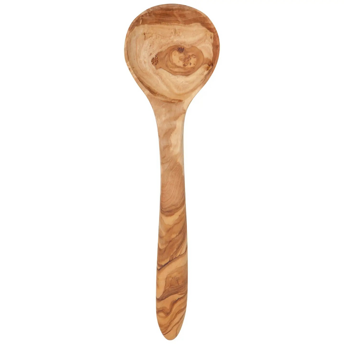 olive wood curved spoon